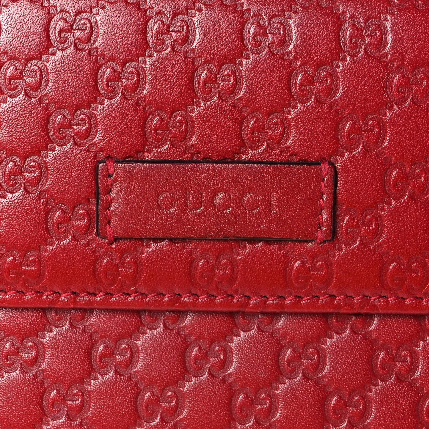 Gucci Microguccissima Continental Flap Wallet Red 8 of 8