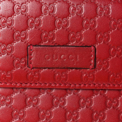 Gucci Microguccissima Continental Flap Wallet Red 8 of 8