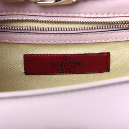 Valentino Garavani Vitello Small Glam Lock Rockstud Flap Water Rose 8 of 9