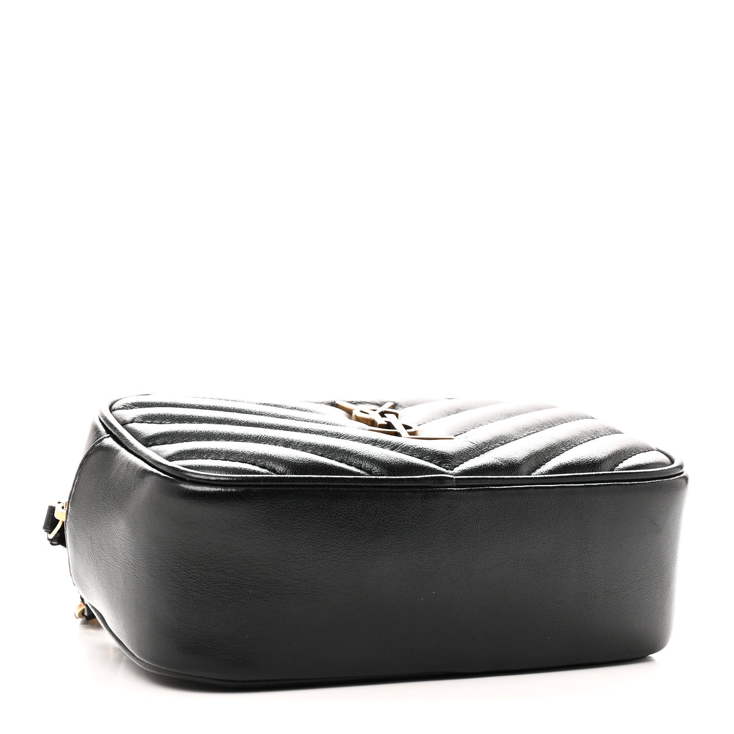 Calfskin Matelasse Monogram Lou Belt Bag Black
