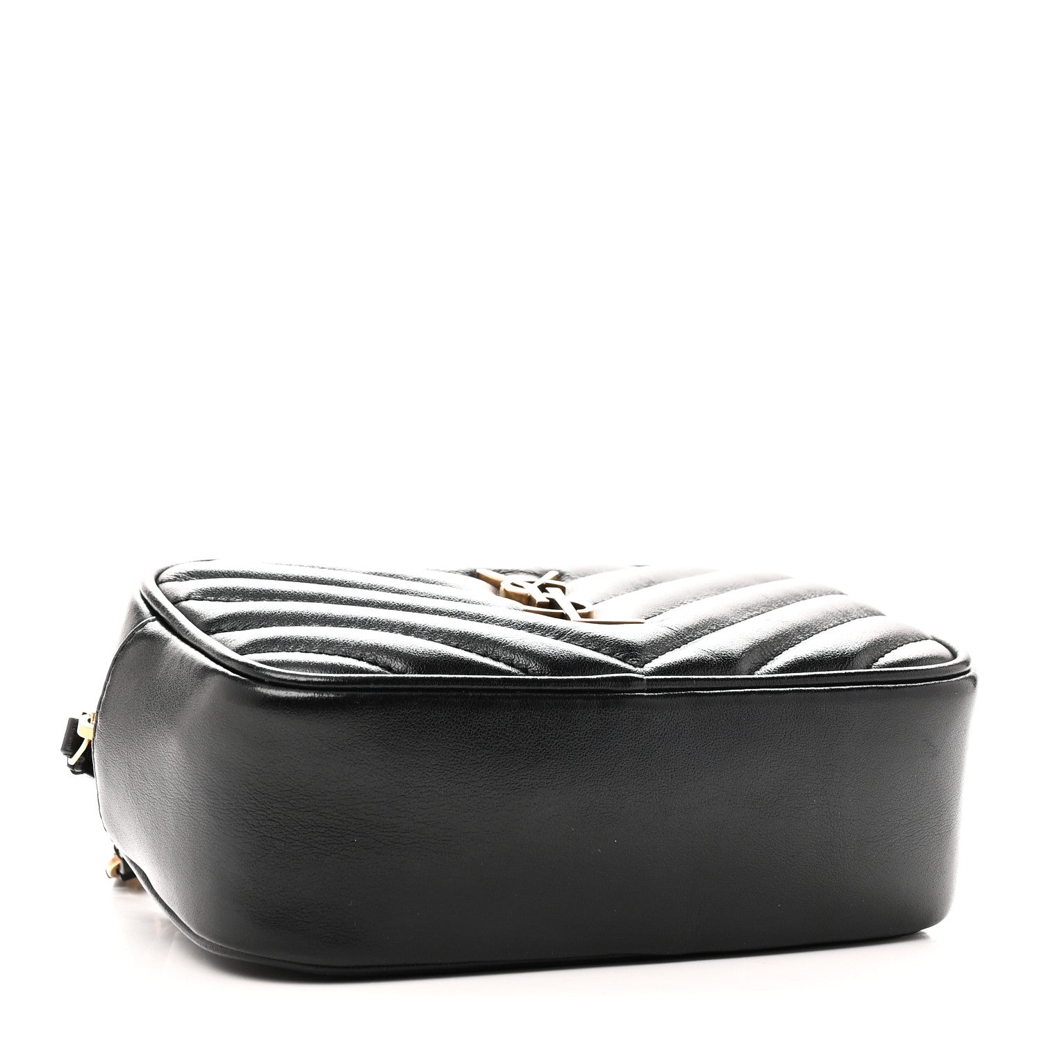 Saint Laurent Calfskin Matelasse Monogram Lou Belt Bag Black 4 of 10