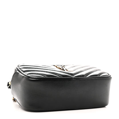 Saint Laurent Calfskin Matelasse Monogram Lou Belt Bag Black 4 of 10