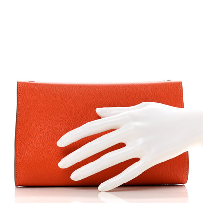 Hermes Chèvre Mysore Karo GM Orange 2 of 8