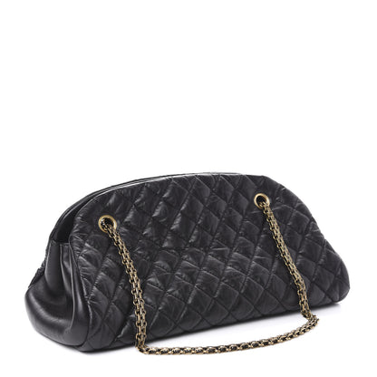 Chanel Aged Calfskin Medium Just Mademoiselle Black 3 of 10