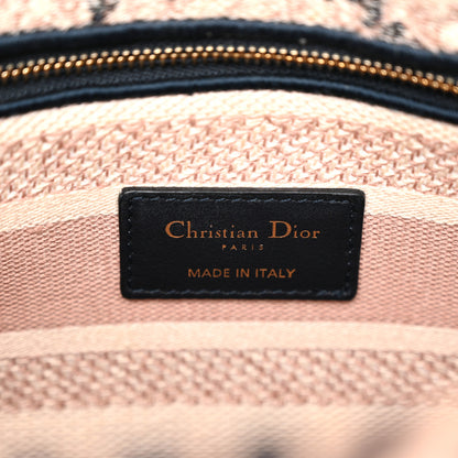 Christian Dior Canvas Embroidered Medium Tie And Dior Lady D-Lite Multicolor 6 of 10