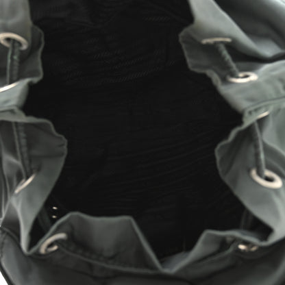 Prada Nylon Vela Medium Backpack Green 5 of 10