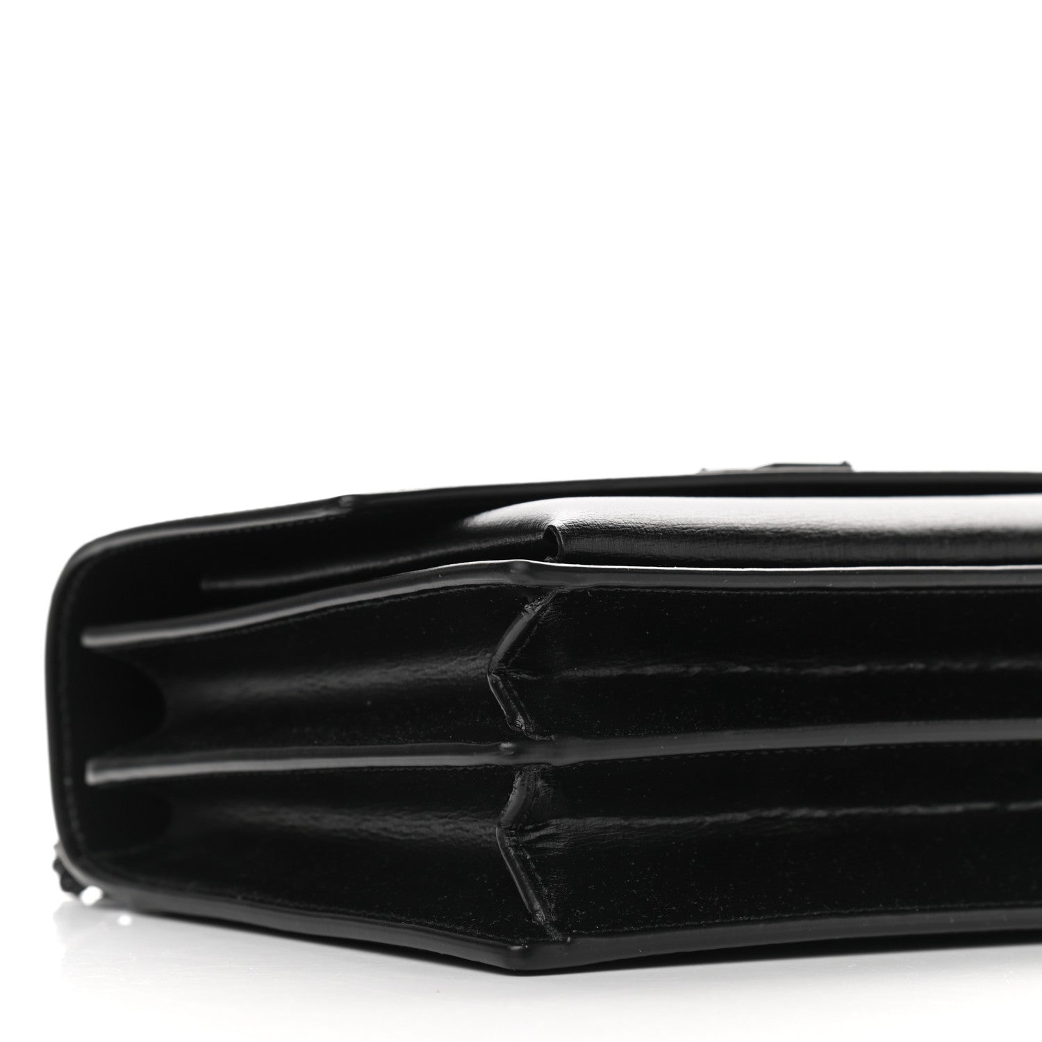 Saint Laurent Calfskin Large Monogram Sunset Black 7 of 8