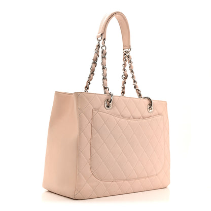 Chanel Caviar Quilted Grand Shopping Tote GST Light Pink 3 of 13