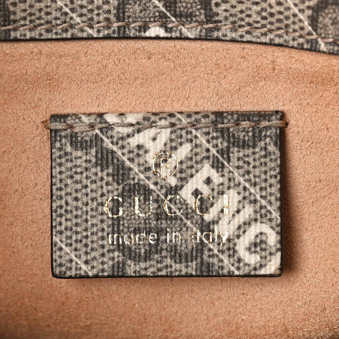 Gucci X BALENCIAGA GG Supreme Monogram Web Logo Print Mini Horsebit 1955 Shoulder Bag Beige Ebony 6 of 10