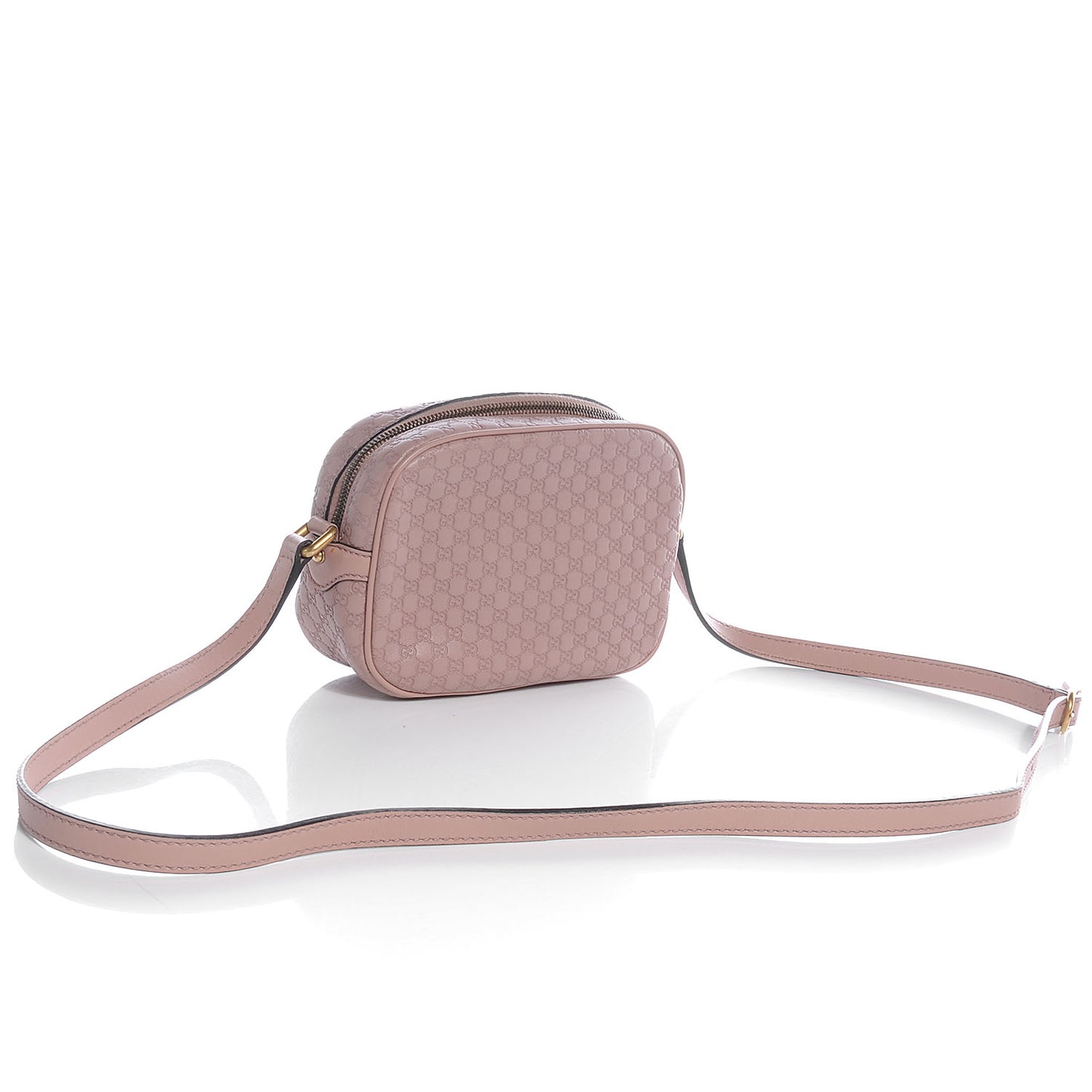 Microguccissima Sunshine Disco Crossbody Bag Light Pink