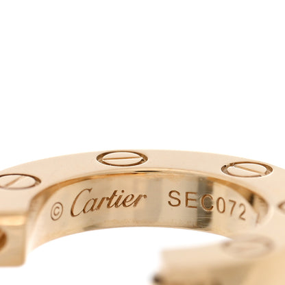 Cartier 18K Yellow Gold LOVE Hoop Earrings 4 of 4