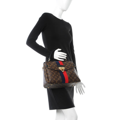Louis Vuitton Monogram Georges MM Marine Cherry 2 of 9