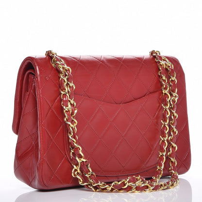 Chanel Lambskin Quilted Small Double Flap Red 3 of 7