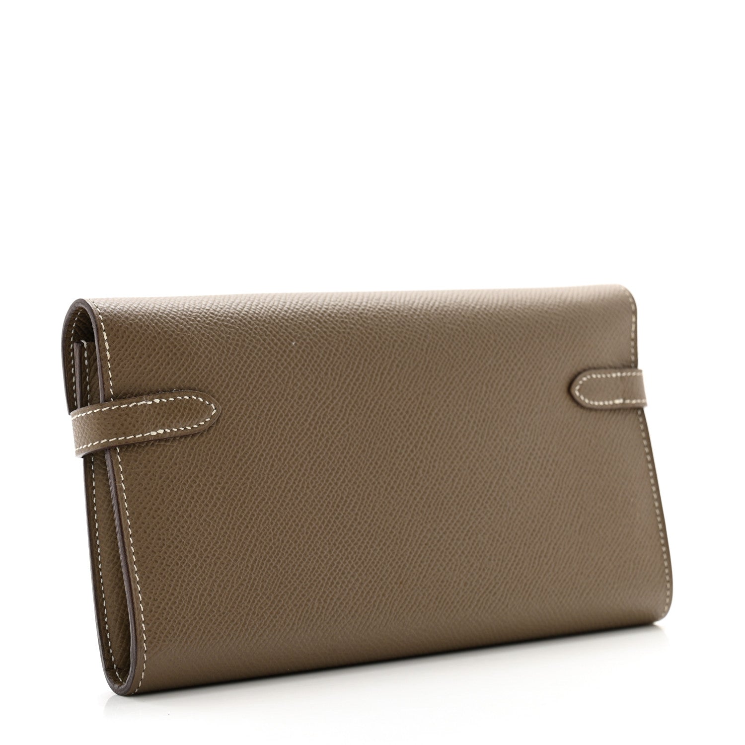 Hermes Epsom Kelly Longue Wallet Etoupe 3 of 11