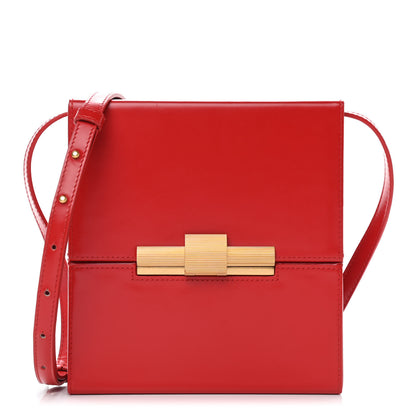 Bottega Veneta Calfskin Daisey Box Clutch Red 1 of 10