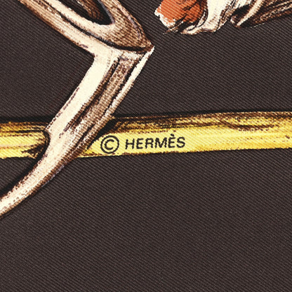 Hermes Silk A Propos de Bottes Scarf 90 3 of 4