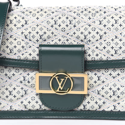 Louis Vuitton Denim Printed Monogram Dauphine Mini 9 of 9