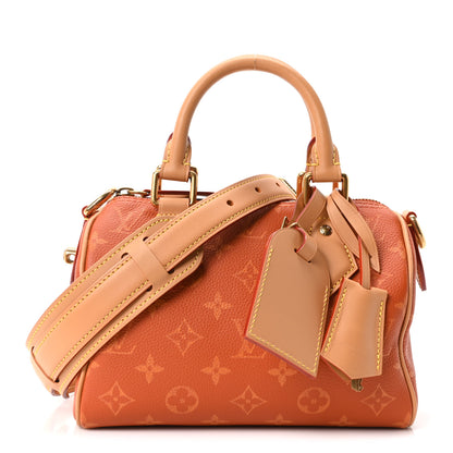 Louis Vuitton Calfskin Monogram Speedy P9 Bandouliere 20 Ochre 1 of 12