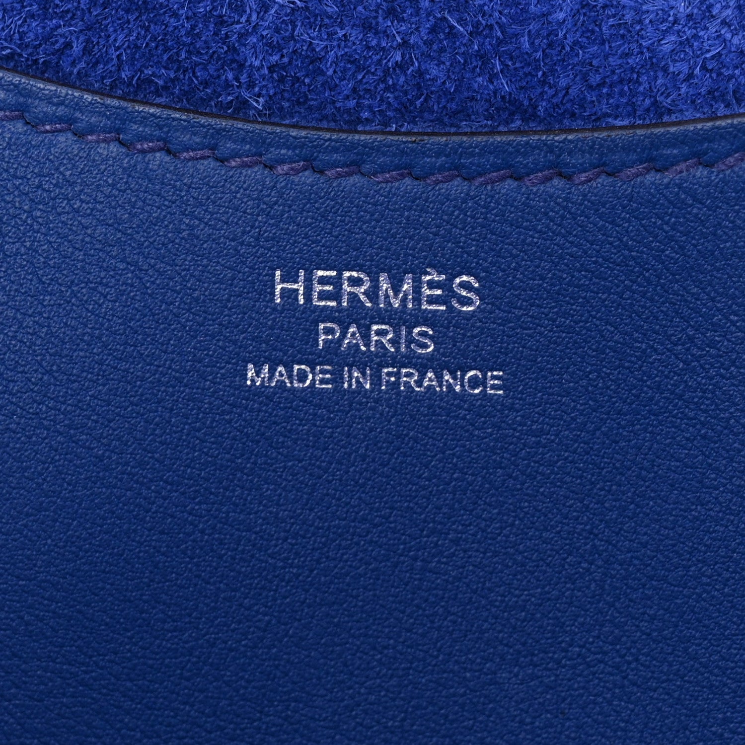 Hermes Taurillon Clemence Swift In-The-Loop 18 Bag Bleu Royal 6 of 11