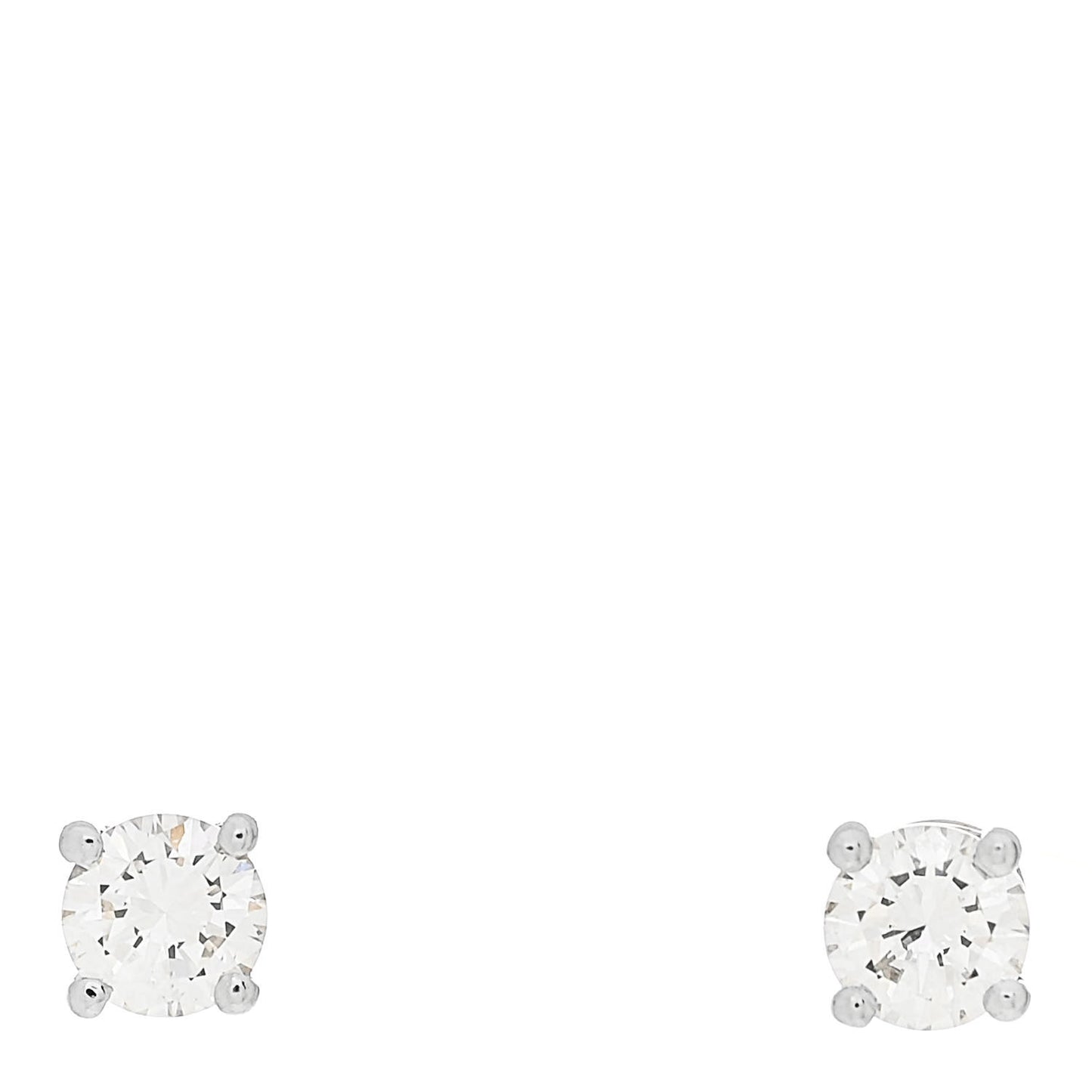 Platinum Diamond .36ctw Solitaire Earrings