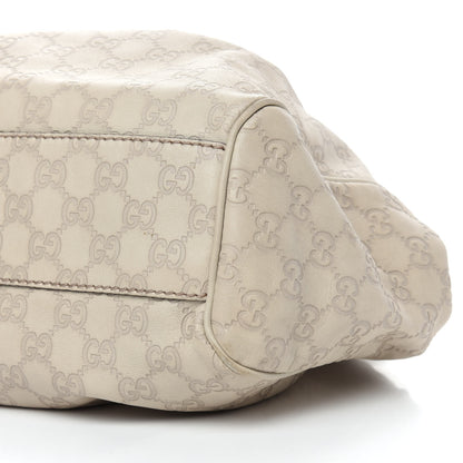 Gucci Guccissima Medium Sukey Tote Mystic White 10 of 14
