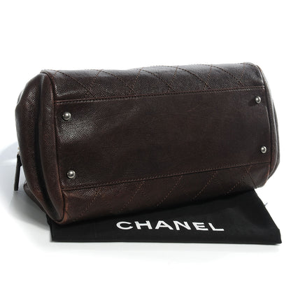 Chanel Caviar Large Outdoor Ligne Doctor Bag Brown 4 of 9
