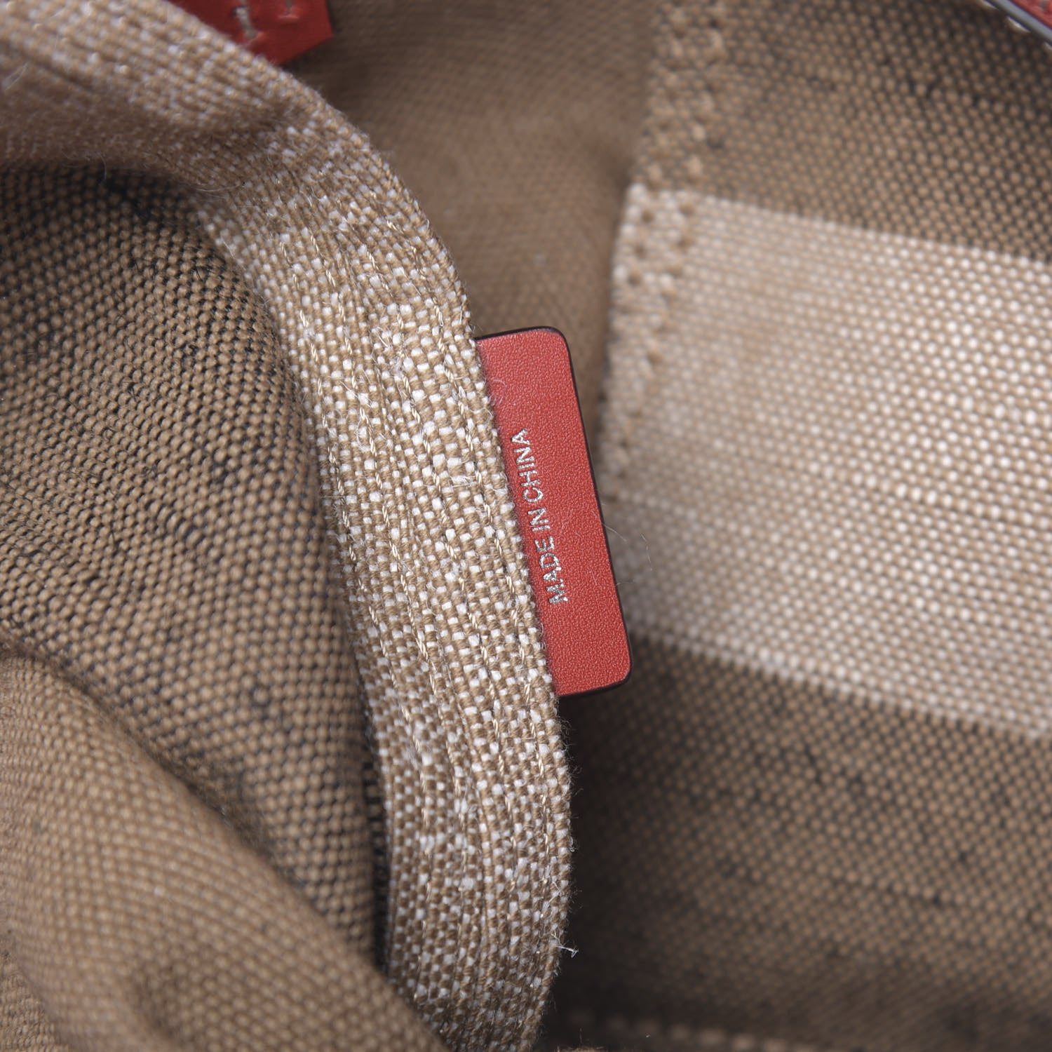 Burberry Canvas Mega Check Medium Maidstone Cadmium Red 7 of 12