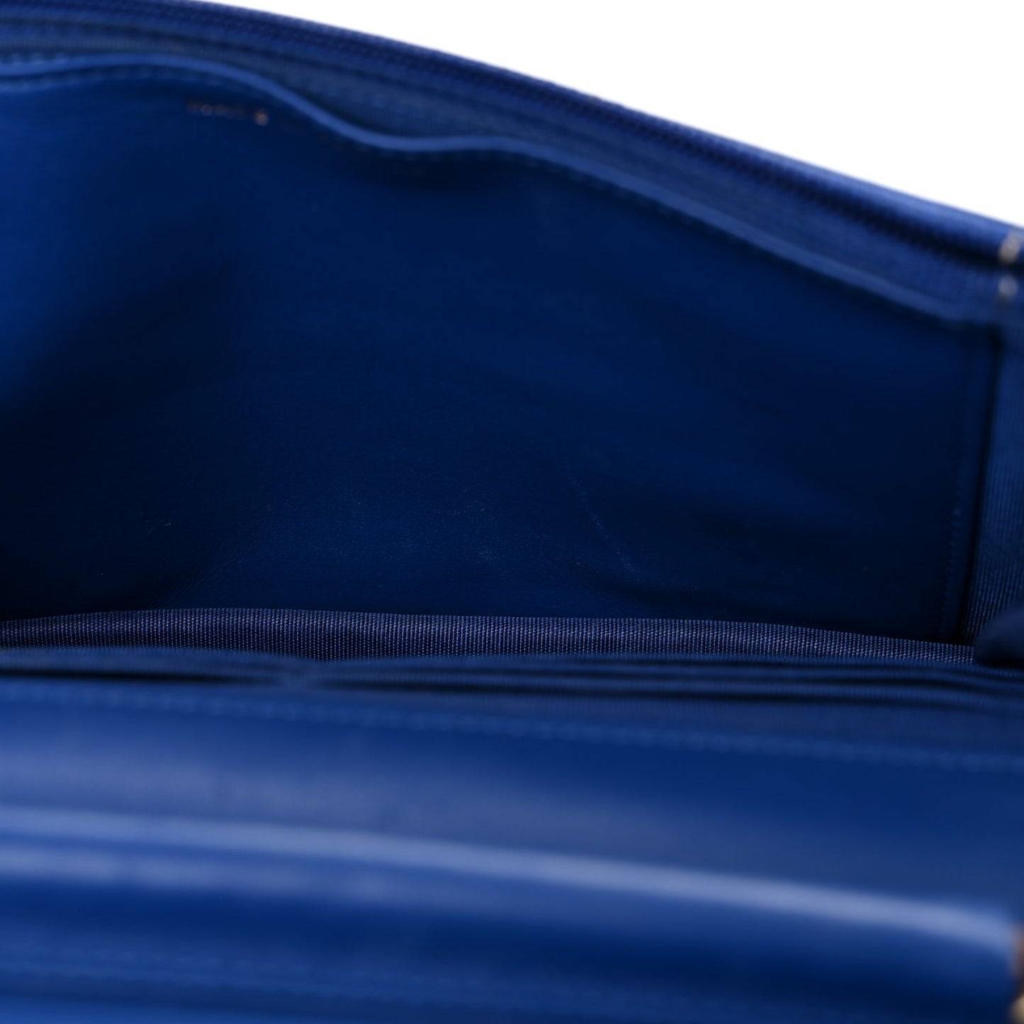 Caviar Quilted Boy Wallet On Chain WOC Blue