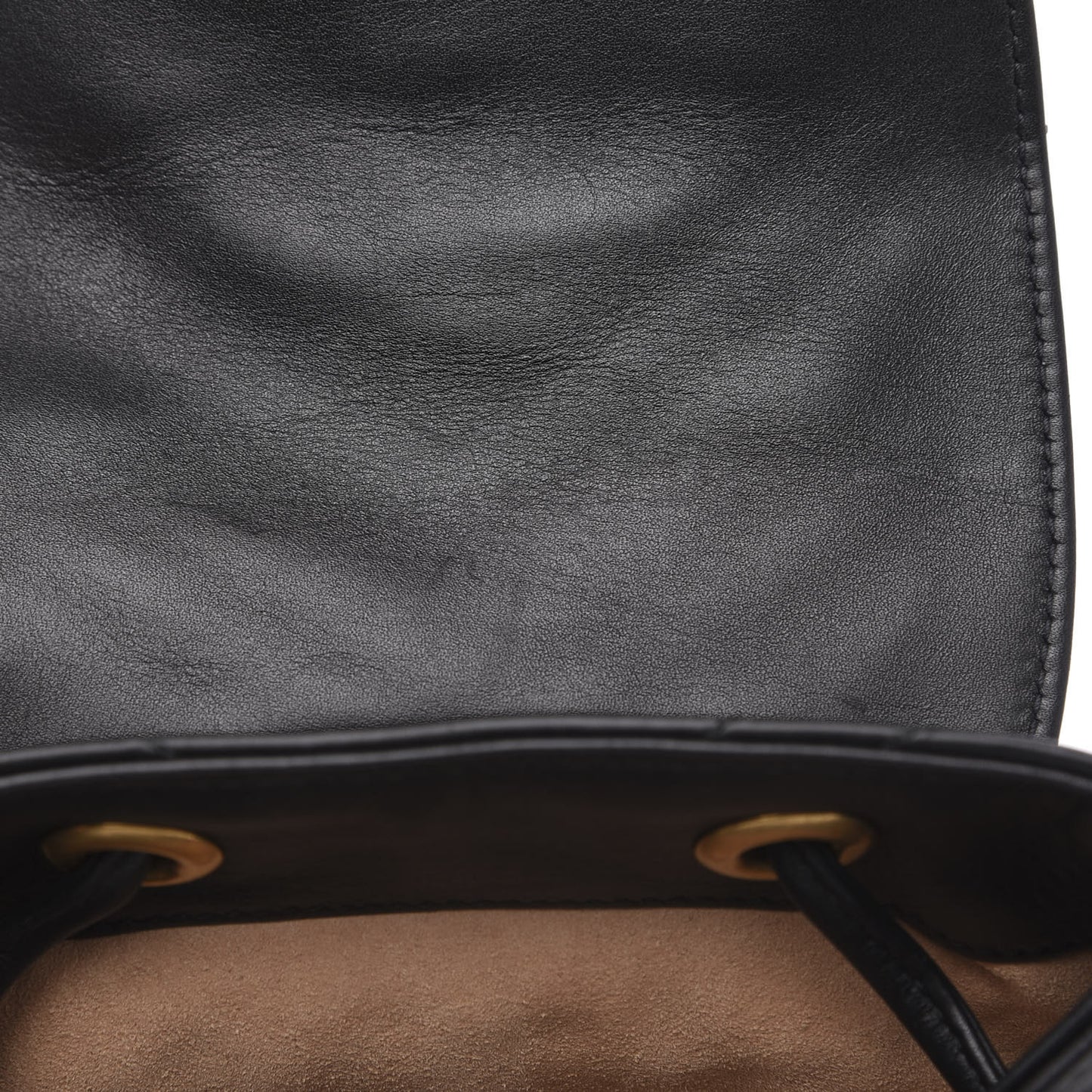 Calfskin Matelasse GG Marmont Flap Backpack Black