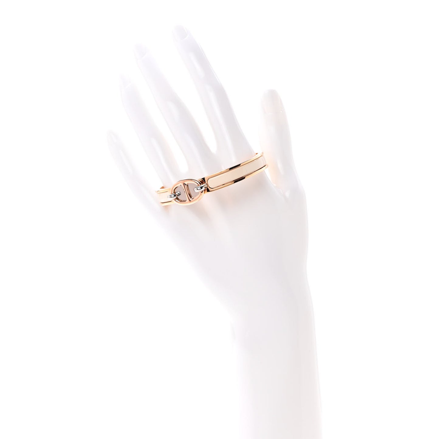 Enamel Mini Clic Chaine d'Ancre Bracelet PM Creme