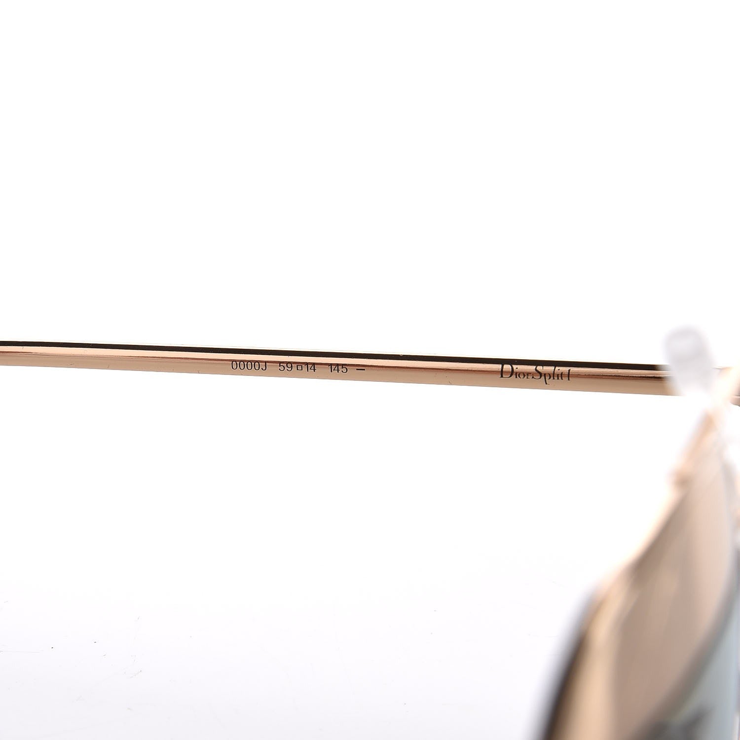 Christian Dior Split 1 Aviator Sunglasses Rose Gold 6 of 8