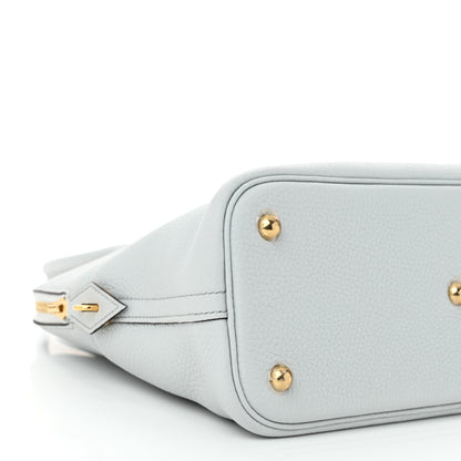 Hermes Taurillon Clemence Bolide 31 Bleu Pale 9 of 11