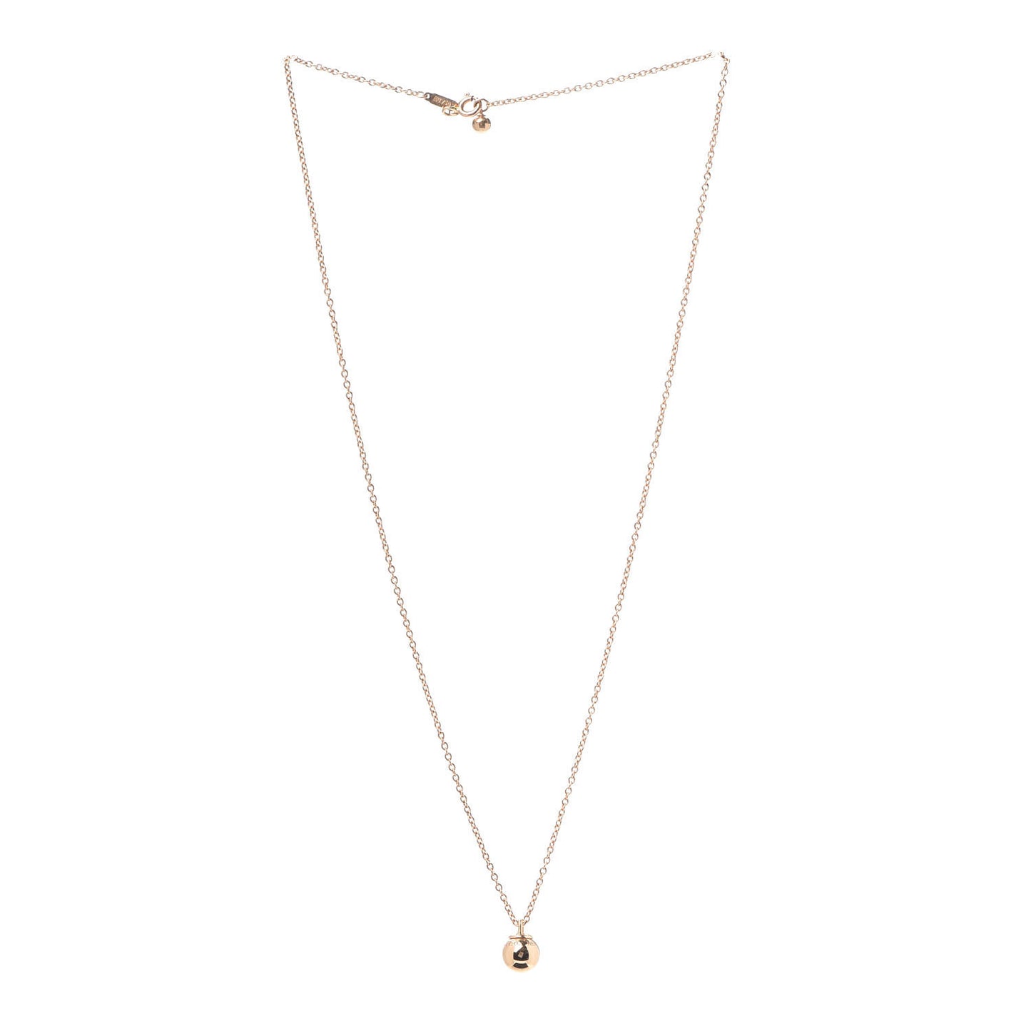 18K Rose Gold 8mm HardWear Ball Pendant Necklace