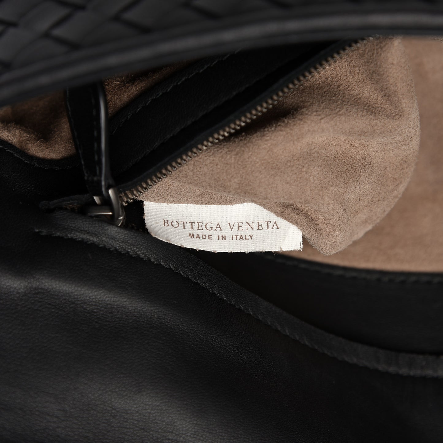 Nappa Intrecciato Dahlia Clutch Crossbody Black