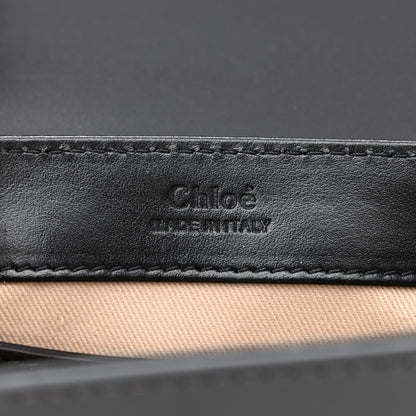 Chloe Shiny Calfskin Suede Mini C Double Carry Black 6 of 10