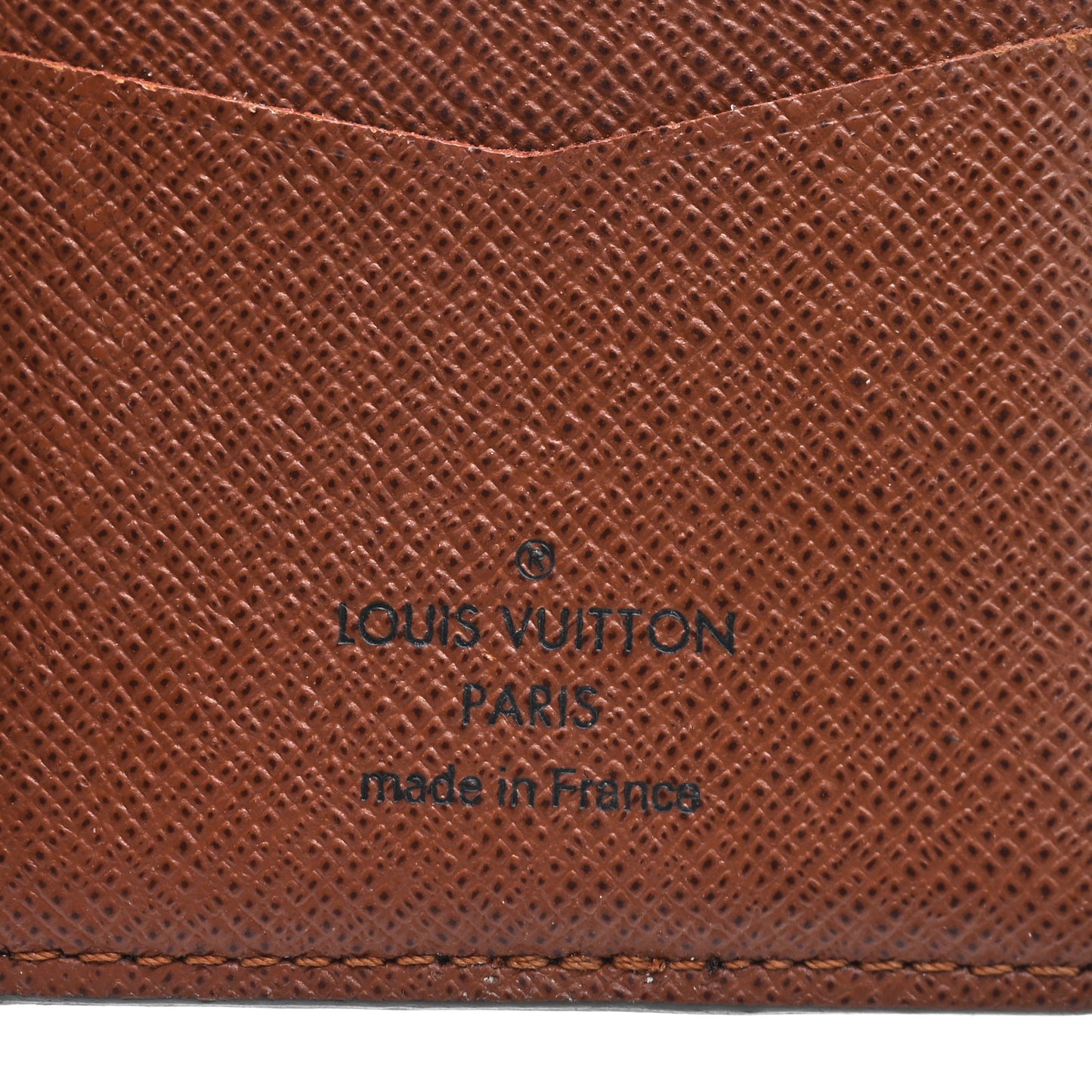 Monogram Pocket Organizer Card Holder NM