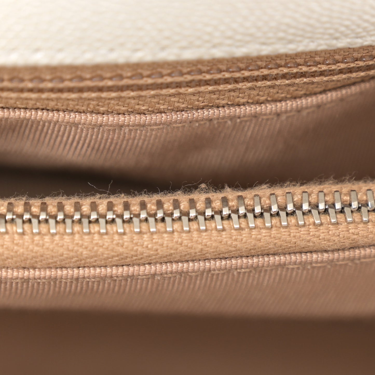 Iridescent Caviar Chevron Quilted Small Coco Handle Flap White