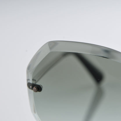 Chanel Metal Spring Round Sunglasses 4220 Gunmetal Green 7 of 8