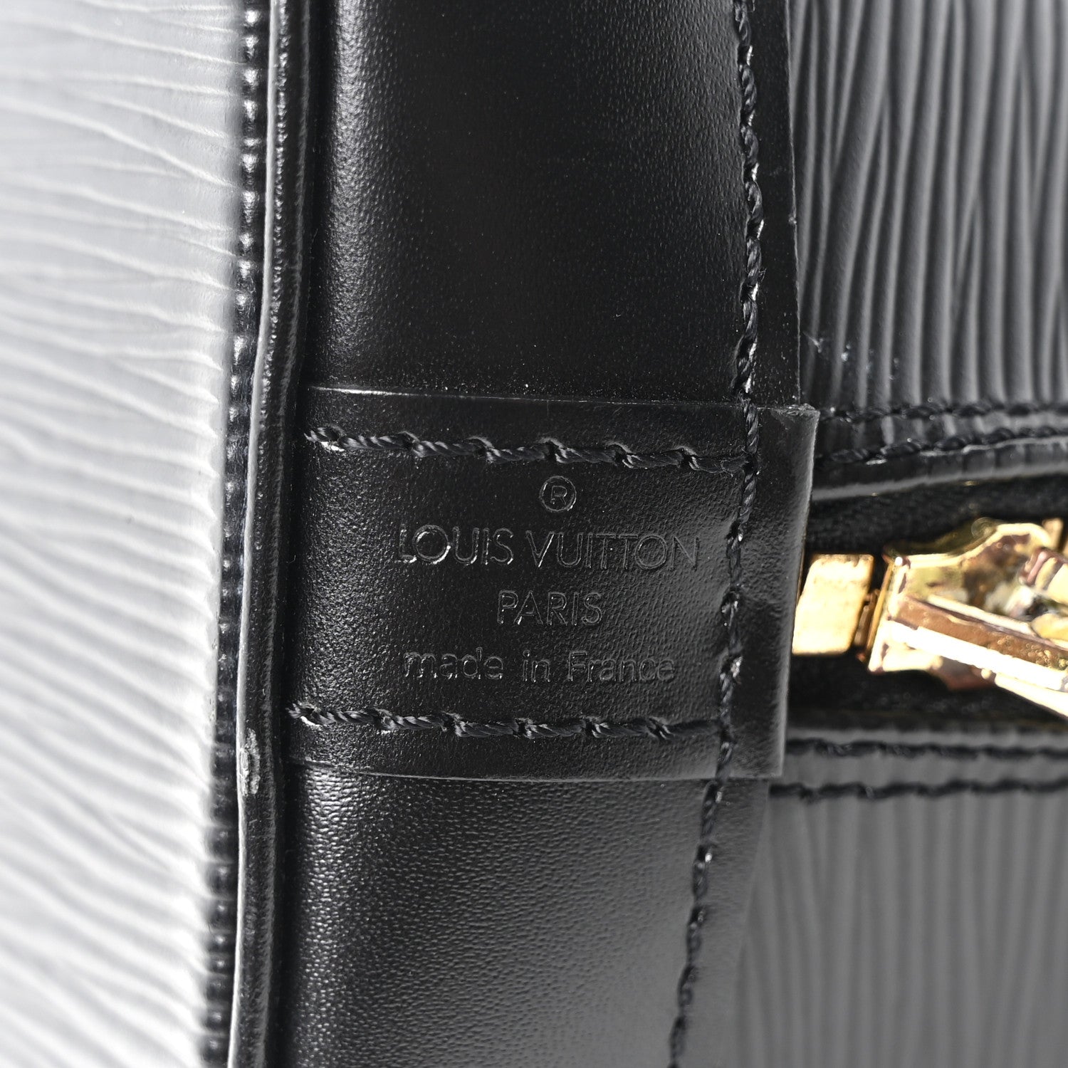 Louis Vuitton Epi Alma PM Black 6 of 9