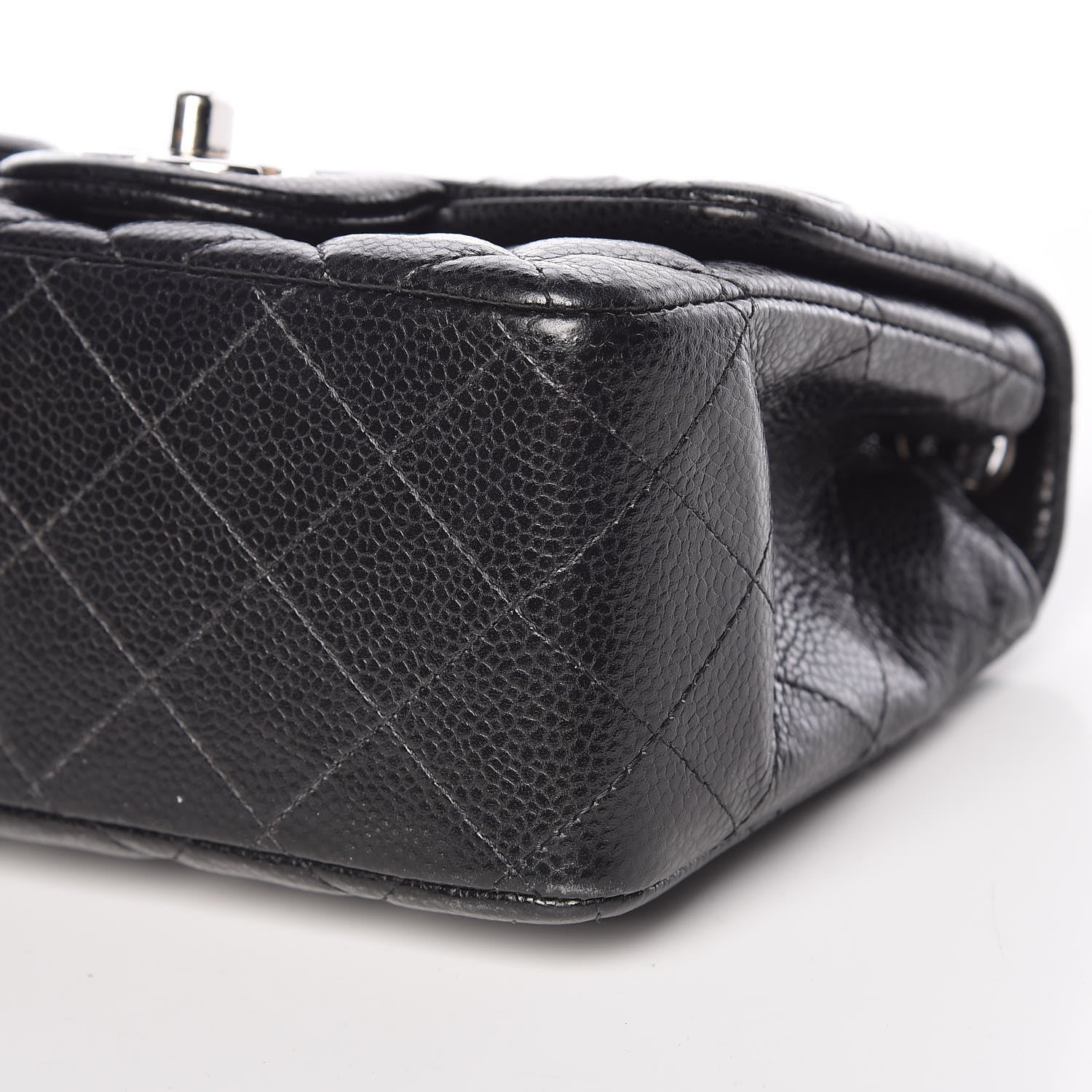 Chanel Caviar Quilted Mini Square Flap Black 10 of 16