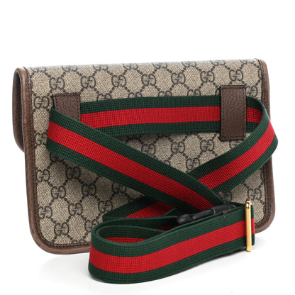 Gucci GG Supreme Monogram Neo Vintage Web Belt Bag Brown 3 of 11