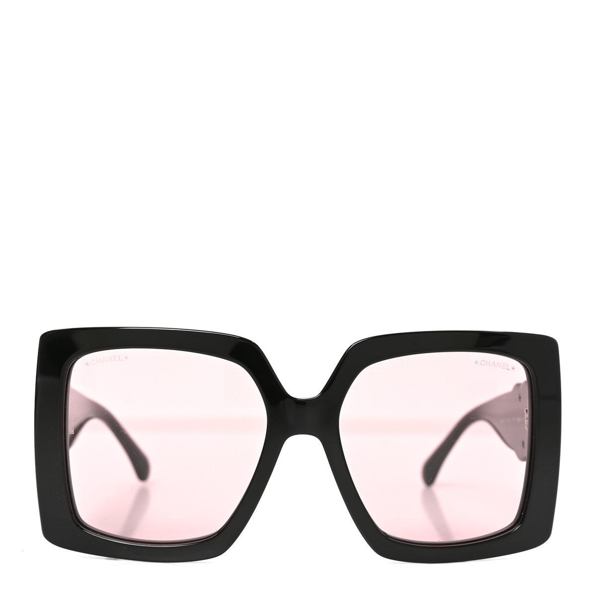 Chanel Acetate Polarized Square Sunglasses 71772 Black 2 of 7