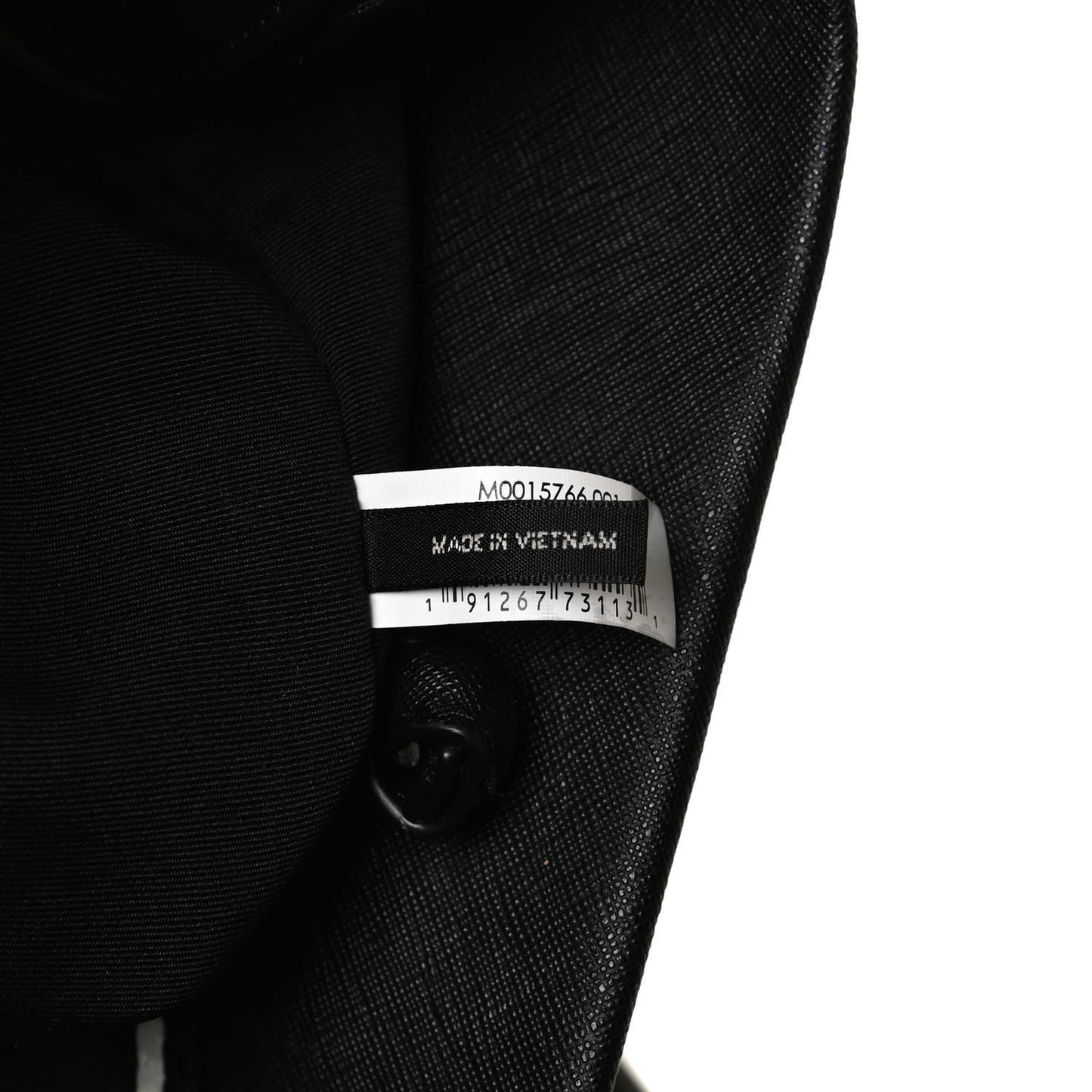Calfskin Embossed Logo East West Shopper Tote Black