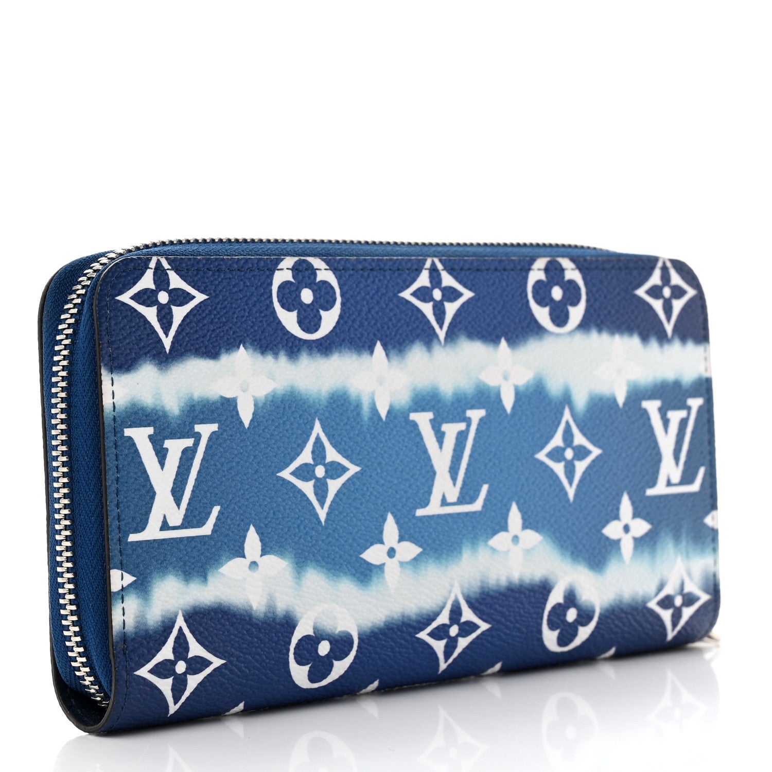 Louis Vuitton Monogram Escale Zippy Wallet Blue 4 of 8