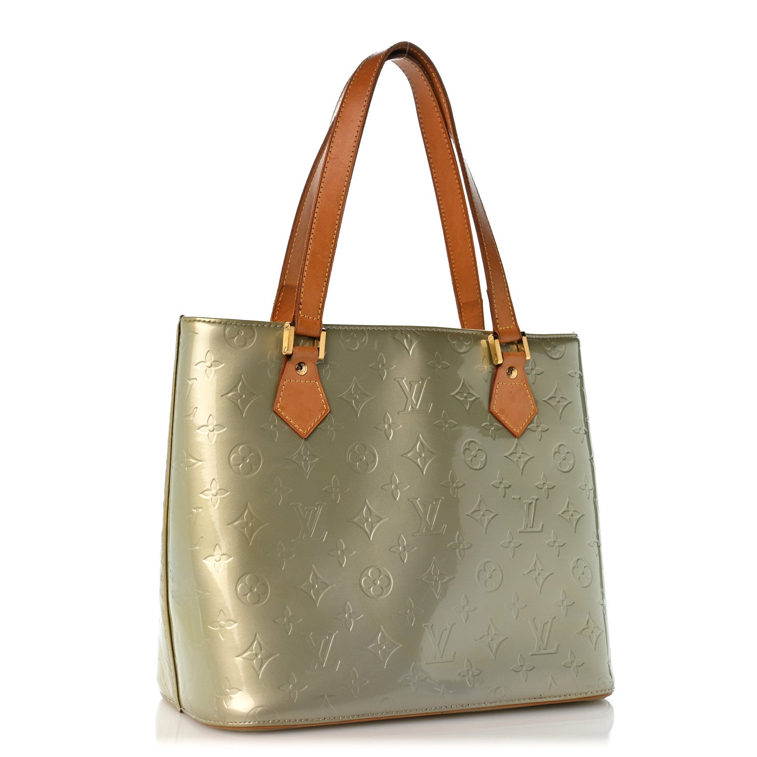 Louis Vuitton Vernis Houston Silver 3 of 14