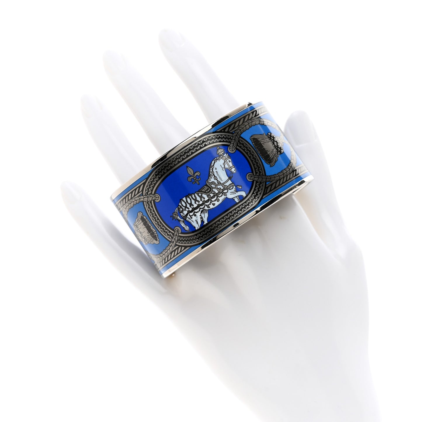 Enamel Printed Grand Apparat Extra Wide Bracelet 65