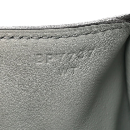 Hermes Taurillon Clemence Mini Lindy 20 Bleu Pale 7 of 10