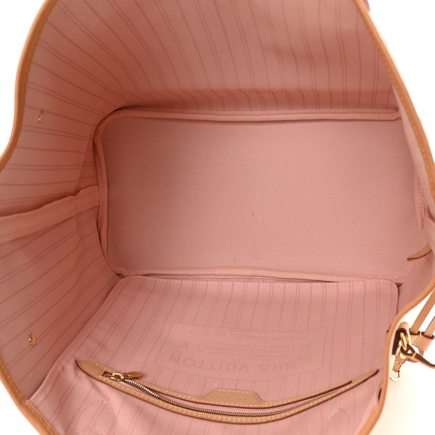 Damier Azur Neo Neverfull MM Rose Ballerine