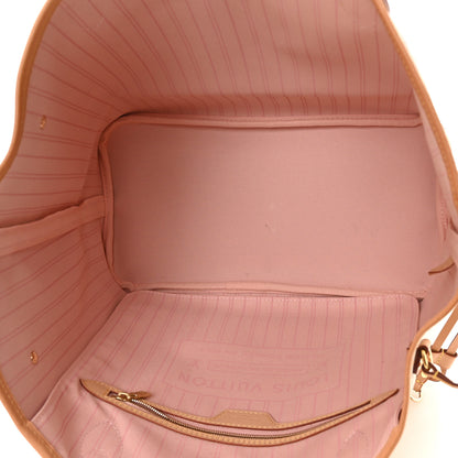 Louis Vuitton Damier Azur Neo Neverfull MM Rose Ballerine 5 of 12