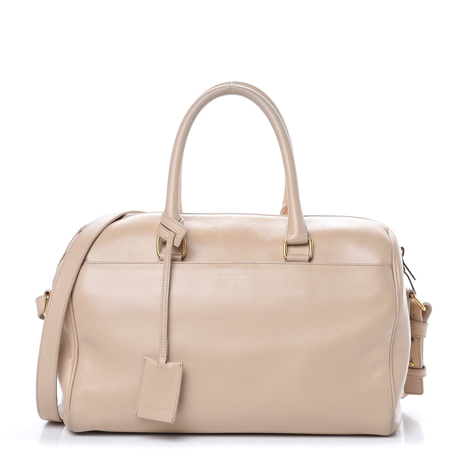 Saint Laurent Calfskin Classic Duffle 6 Beige 1 of 21